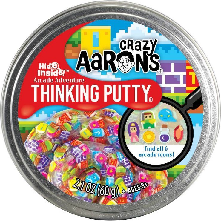 Crazy Aaron's Hide Inside Arcade Adventure - 3.5" Thinking Putty Tin | Target