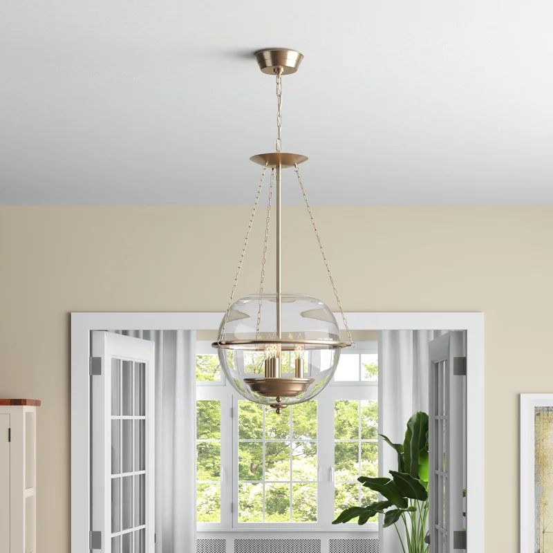 Mccray 3 - Light Unique Globe Pendant | Wayfair North America