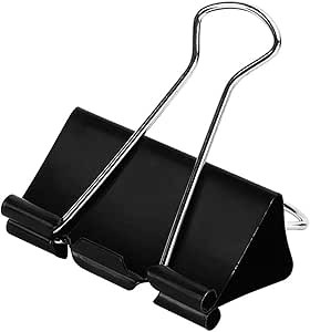 24 Pcs Large Binder Clips, 1.6 Inch Length for Office | Amazon (US)