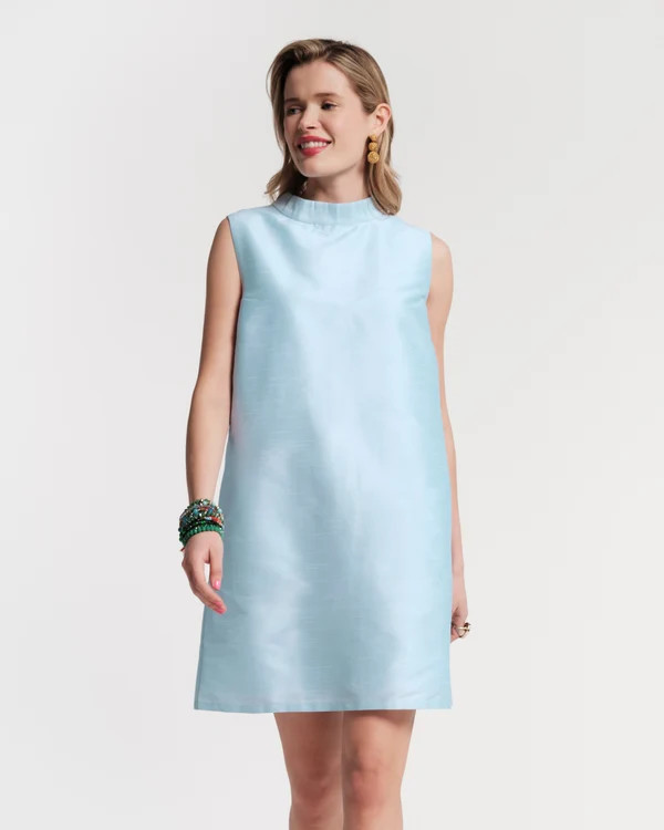 Sleeveless Diplomat Mini Dress - Red | Frances Valentine
