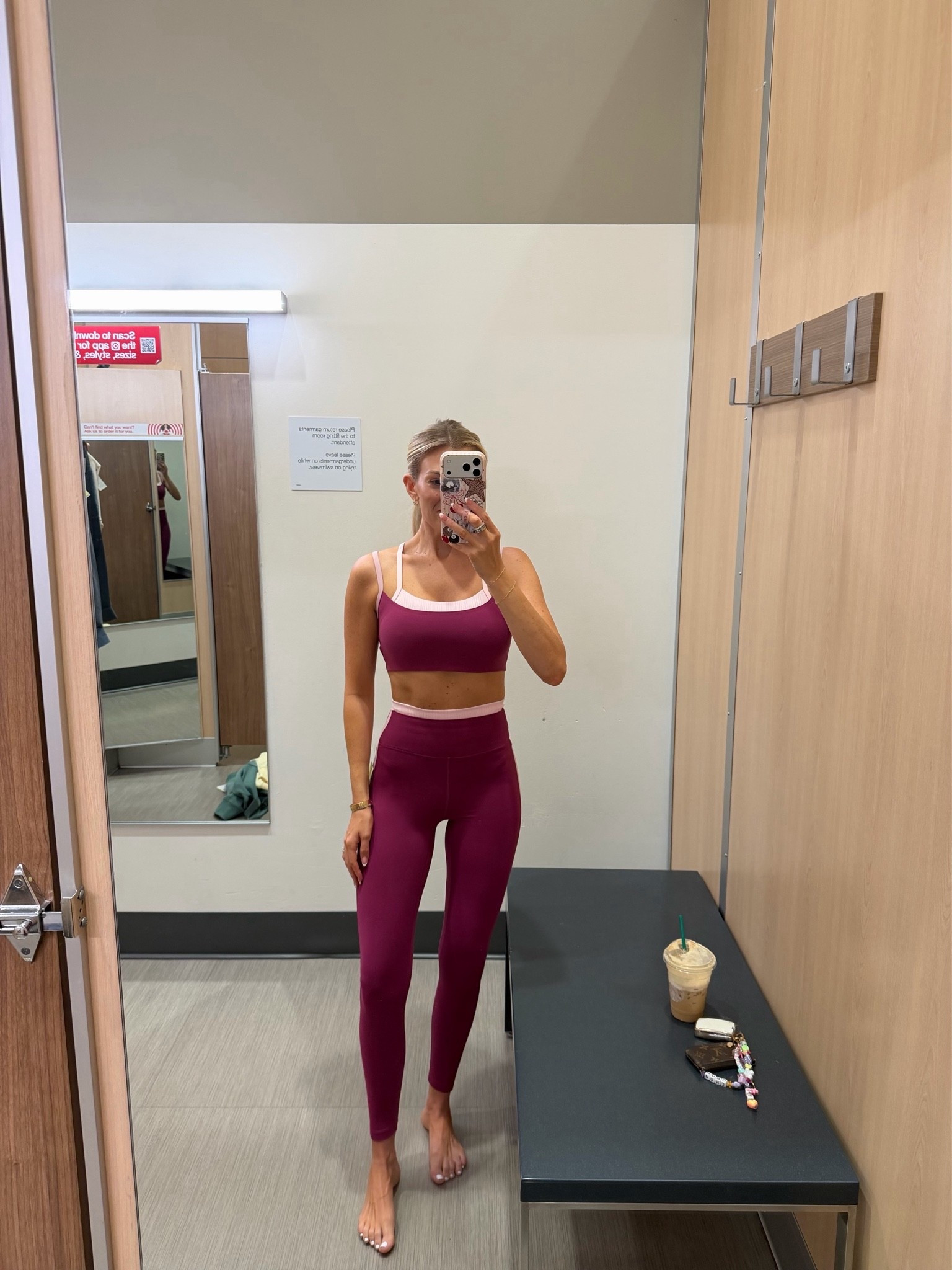new activewear set I bought from target! I love the pink 8 maroon color combo for fall (wearing XS in leggings & small in bra)

athleisure, work out clothes, mom outfit, matching set, leggings, every day outfit inspo

#LTKootd #LTKActive #LTKfitnessgoals