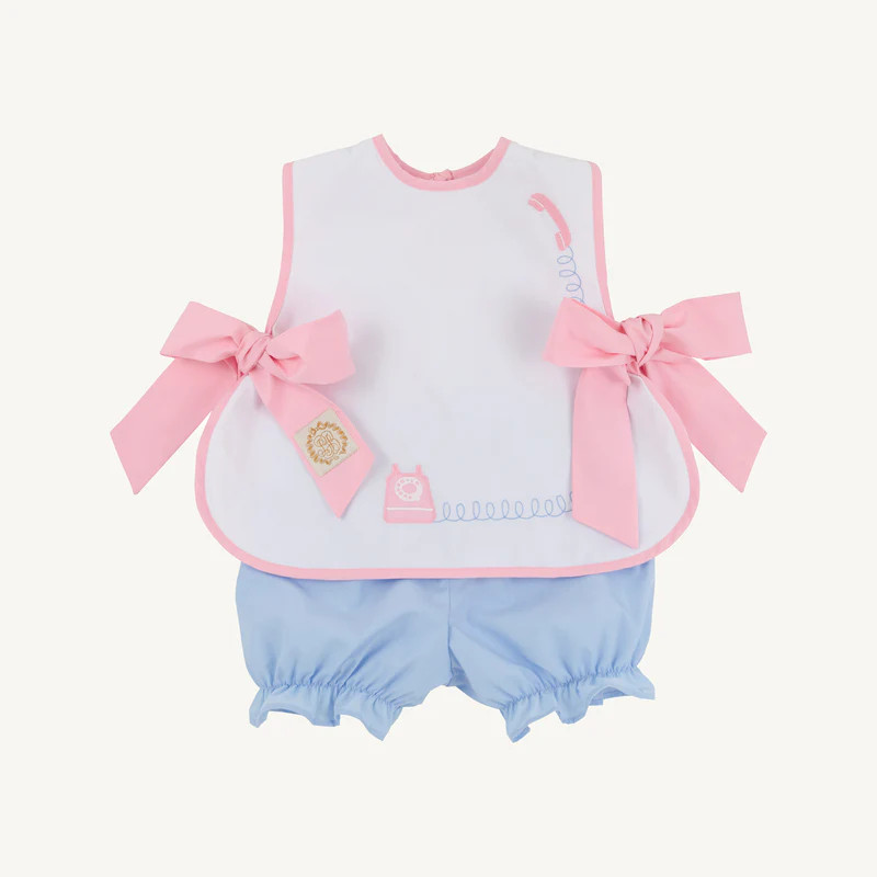 Talbott Tie Side - Worth Avenue White, Pier Party Pink, and Beale Stre | The Beaufort Bonnet Company