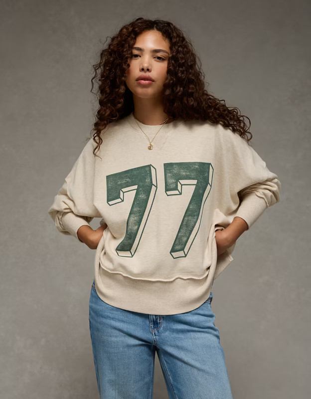 AE Big Hug Graphic Sweatshirt | American Eagle Outfitters (US & CA)