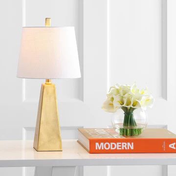 Dormify Geometric Table Lamp | Dorm Essentials - Gold - Dormify | Dormify
