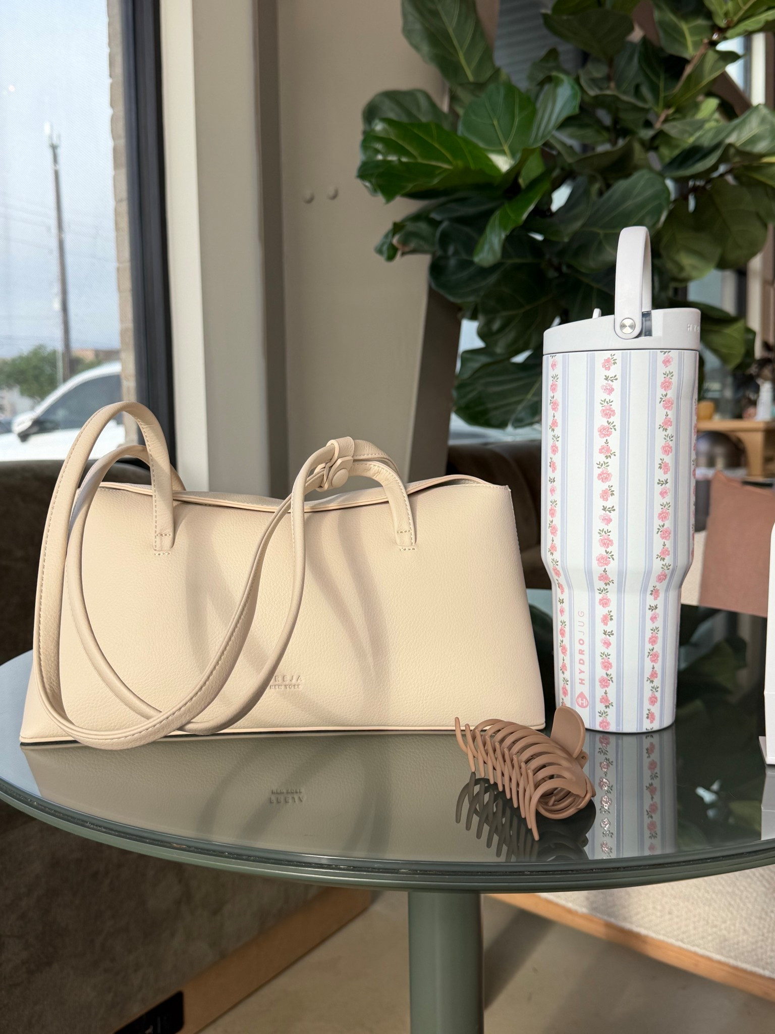 Morning essentials 

Handbag 
Hydrojug 
Tumbler 


#LTKmomlife #LTKfitnessgoals #LTKmorningroutine