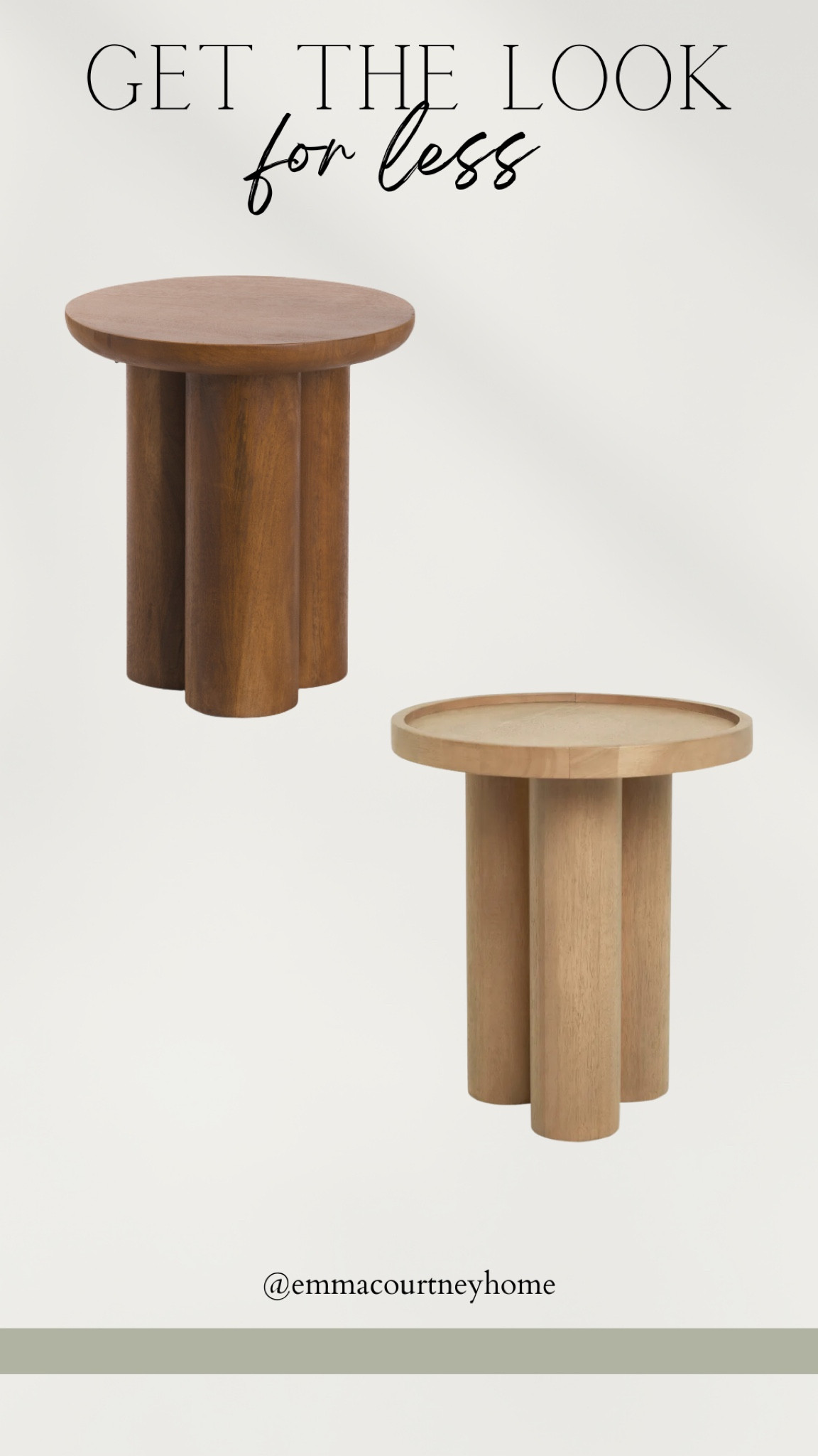 Look for less side table accent table 

#LTKstyletip #LTKhome #LTKFind