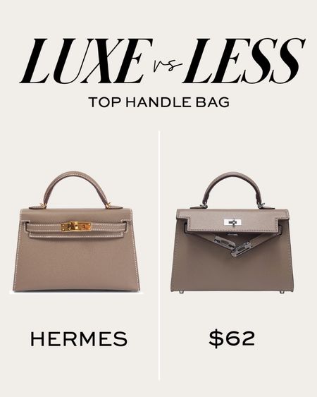 Save or splurge / luxe or less Hermes Kelly dupe 

#LTKSeasonal #LTKitbag #LTKfindsunder100