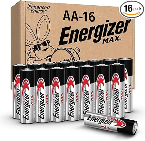 Energizer MAX AA Batteries (16 Pack), Double A Alkaline Batteries | Amazon (US)