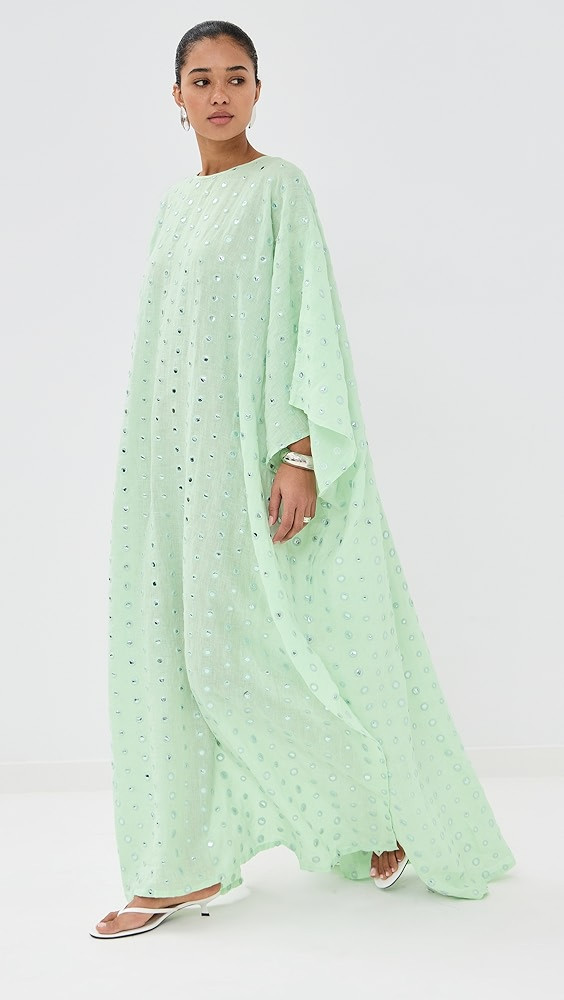 Mirrored Linen Key Hole Dress | Shopbop