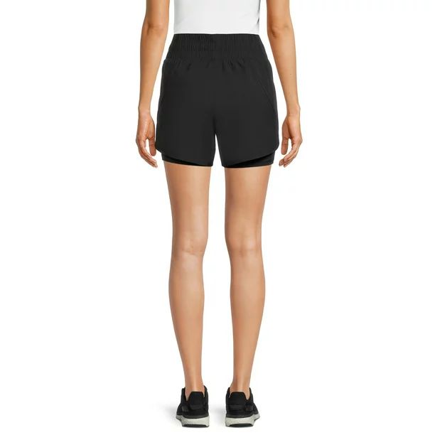 Avia Women's High Rise Running Shorts with Bike Liner | Walmart (US)