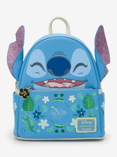 Loungefly Disney Lilo & Stitch Floral Stitch Figural Mini Backpack - BoxLunch Exclusive | BoxLunch