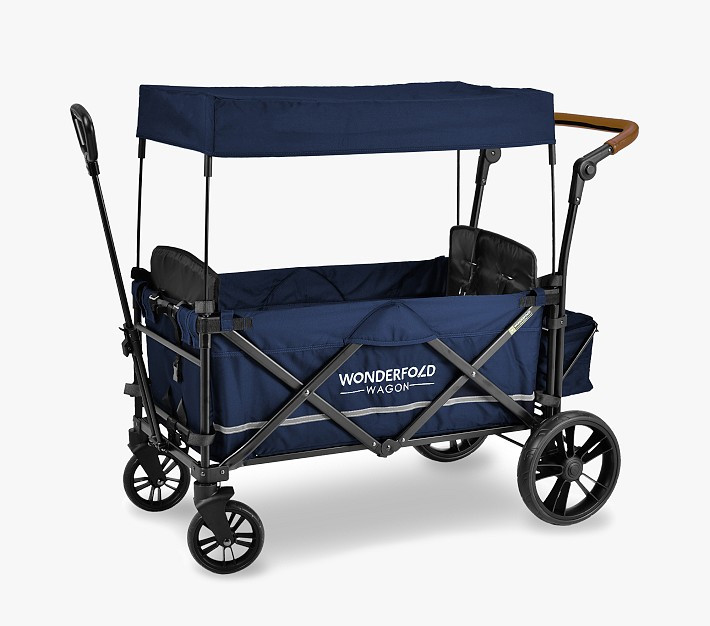 Wonderfold X2 Pull and Push Double Stroller Wagon | Pottery Barn Kids