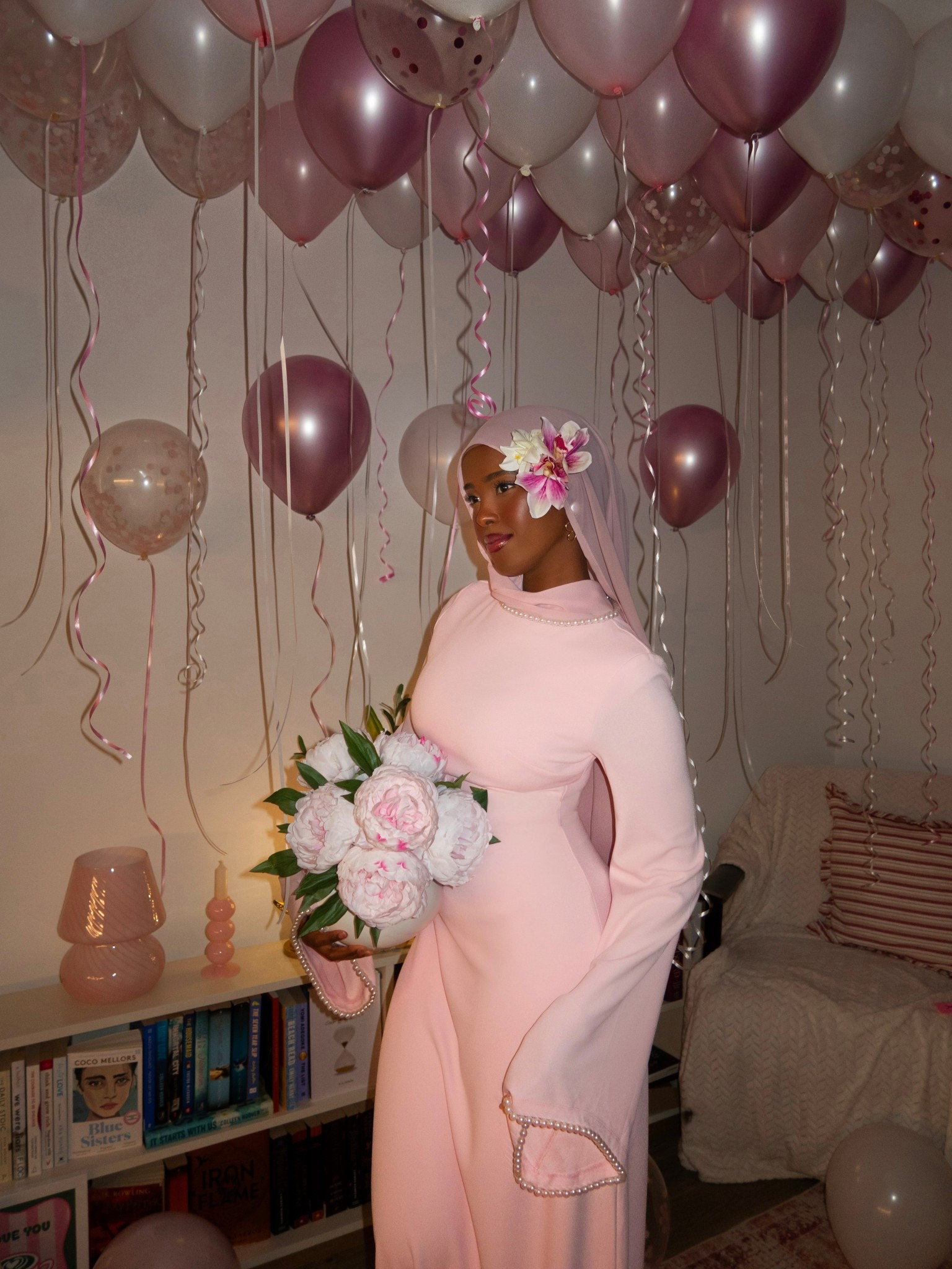 birthday dress 💗 @khanums 

pink maxi dress, modest fashion, hijabi 