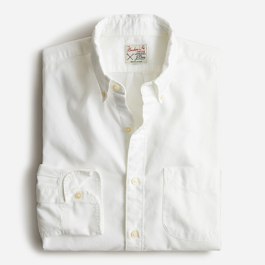 Broken-in organic cotton oxford shirt | J. Crew US