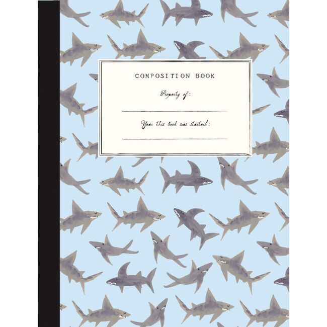 Composition Book, Sharks | Maisonette