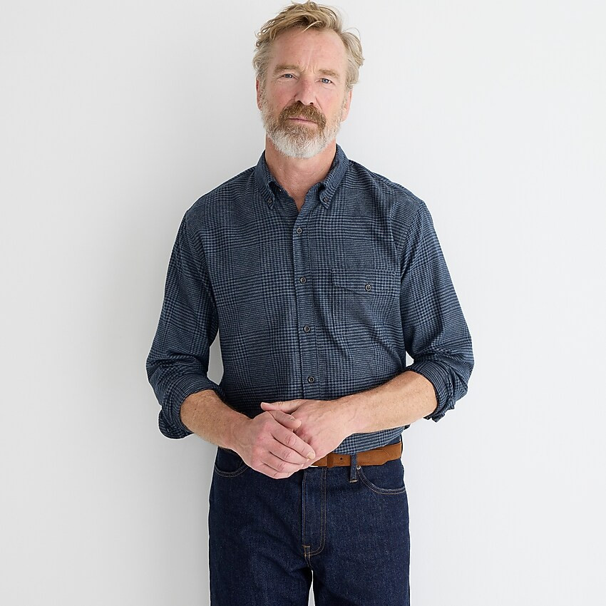 Cotton-cashmere shirt | J. Crew US