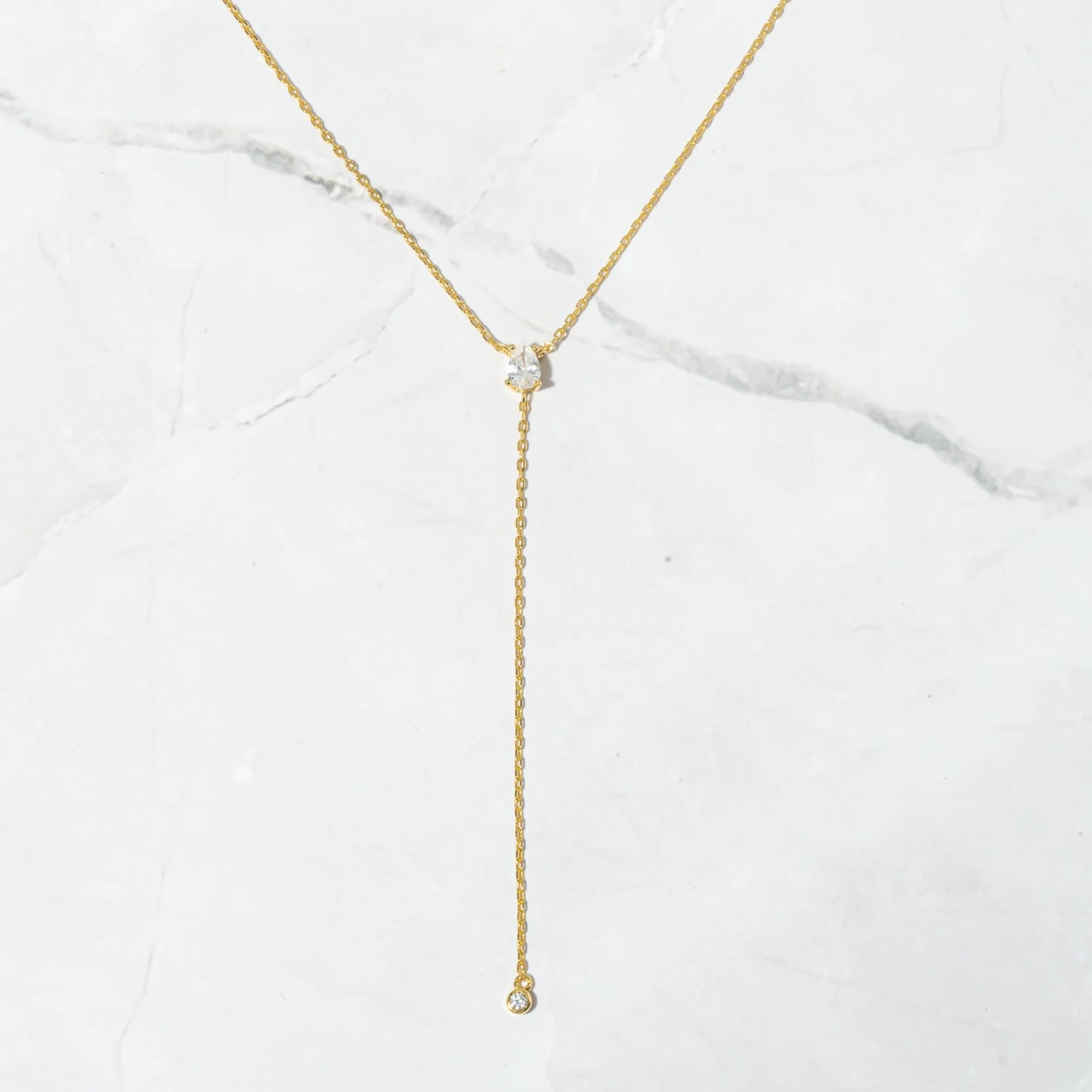 Pear Lariat | Sami Jewels