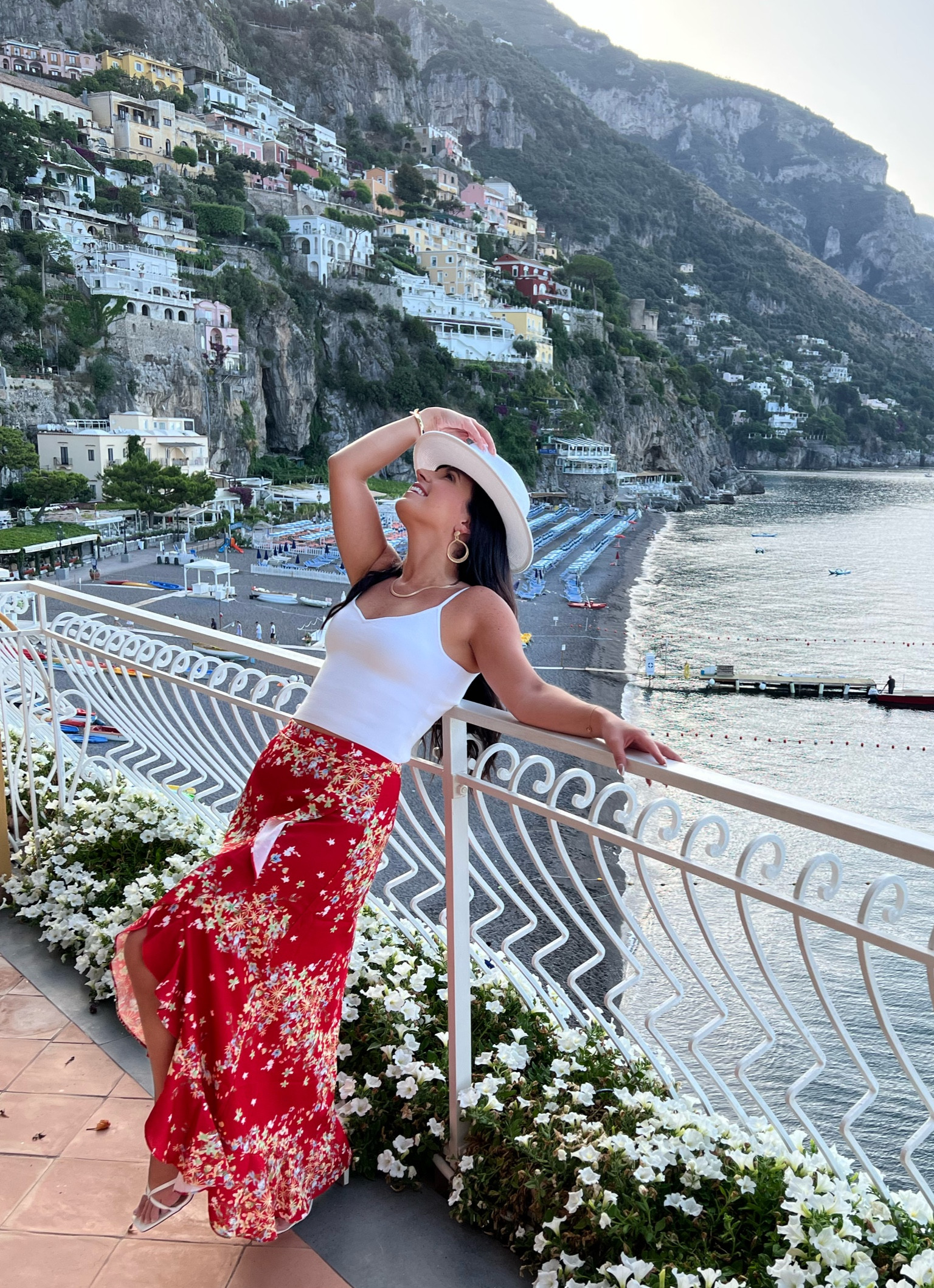 One of my favorite skirts I packed for Positano! 

The skirt ran large which is perfect if you eat too much pasta! 😂🍝

Runs big wearing size (S) 

#LTKstyletip #LTKunder50 #LTKFind