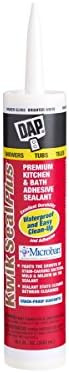 Dap 18510 12 Pack 10.1 oz. Kwik Seal Plus Premium Kitchen and Bath Adhesive Sealant, White | Amazon (US)