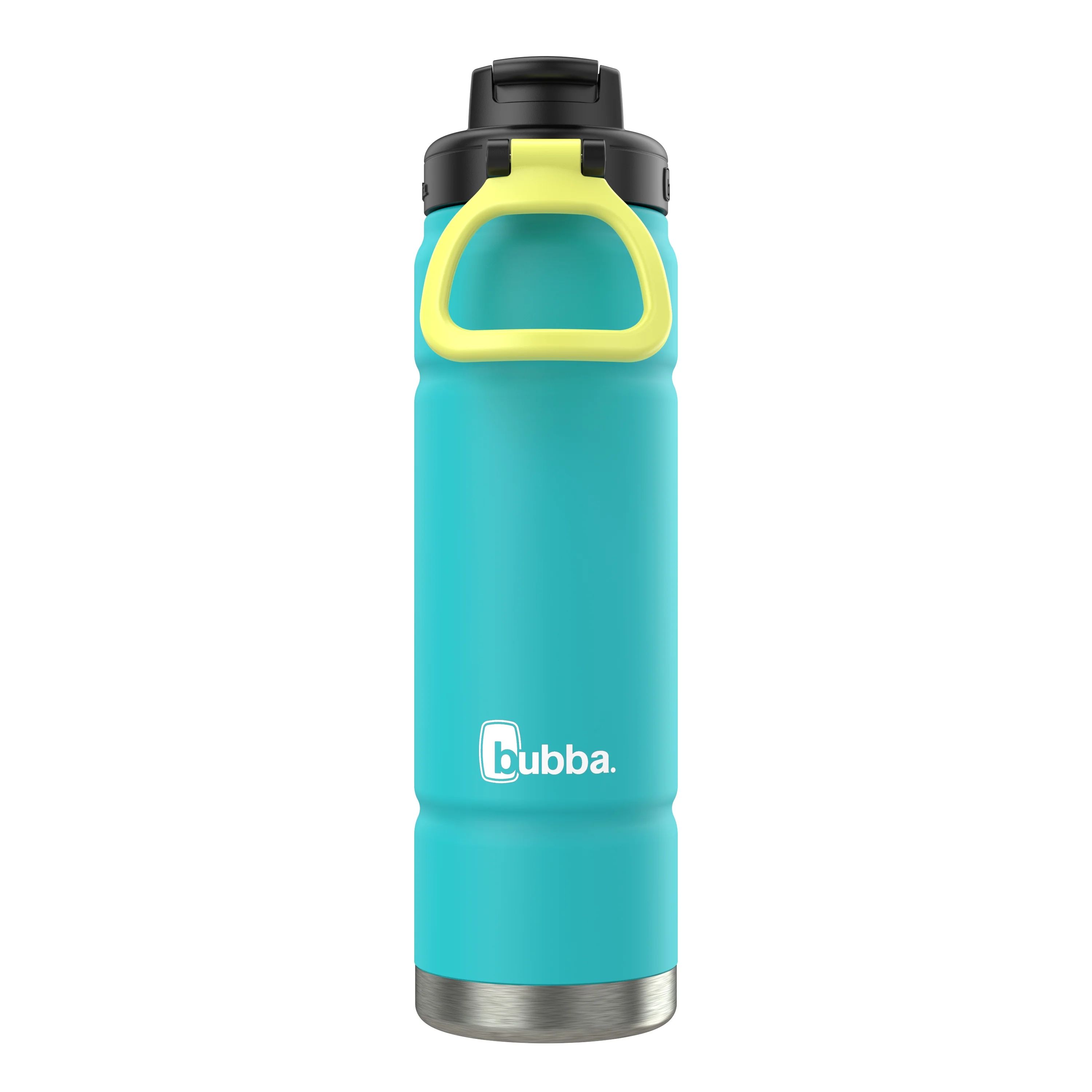 Bubba Trailblazer Stainless Steel Water Bottle, Straw Lid Rubberized Teal, 24 fl oz. | Walmart (US)