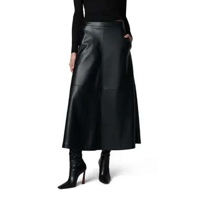 Joe's The Tavi Faux Leather Maxi Skirt in Black at Nordstrom, Size 0 | Nordstrom