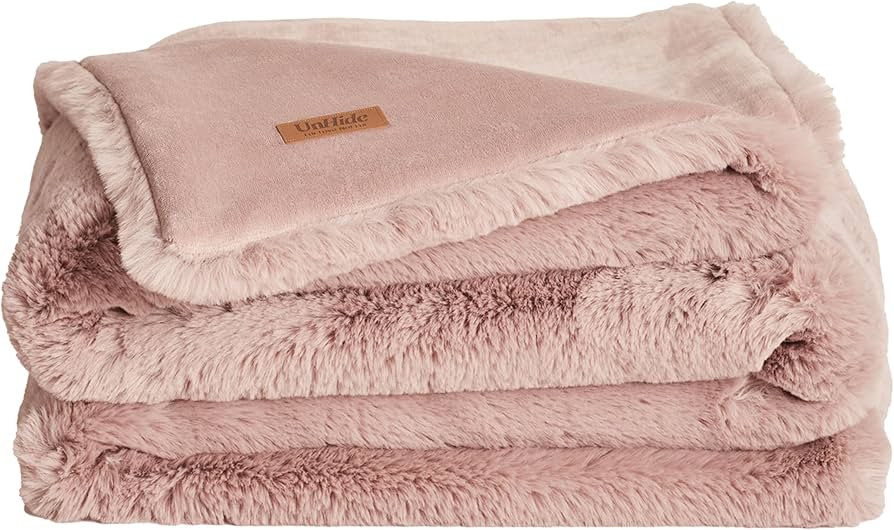 UnHide Marshmallow - Faux Fur Blanket - Heavy Weight, Extra Soft Blanket - Made from Recycled Mat... | Amazon (US)