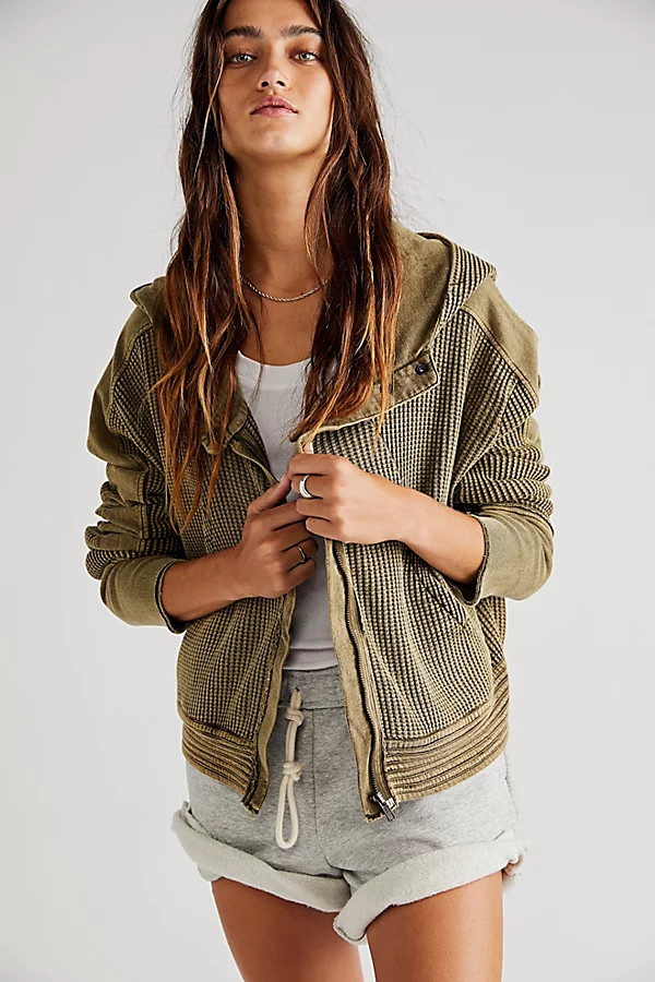 FP One Mason Hoodie by FP One at Free People, Army, M | Free People (Global - UK&FR Excluded)