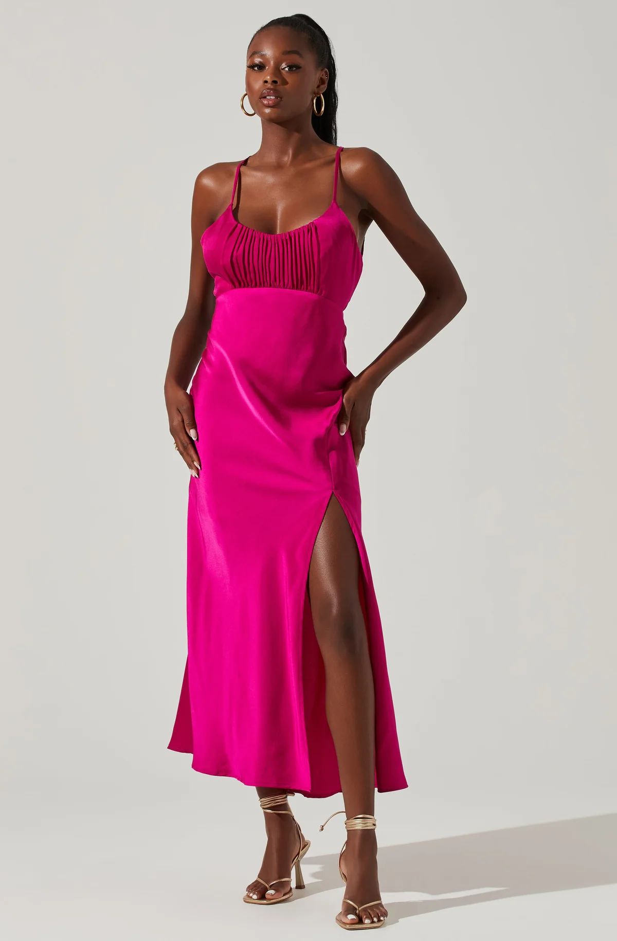 Ruched Bust Maxi Dress | ASTR The Label (US)