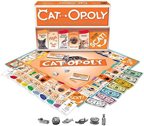 Late for the Sky CAT-opoly Board Game White, Large | Amazon (US)