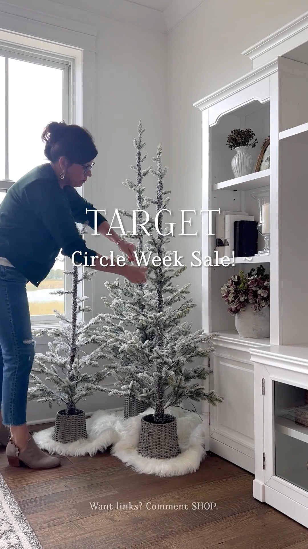These cute flocked trees are on the Target Circle Week sale at a crazy good price! 

#ltkholiday

#LTKSeasonal #LTKHome #LTKSaleAlert