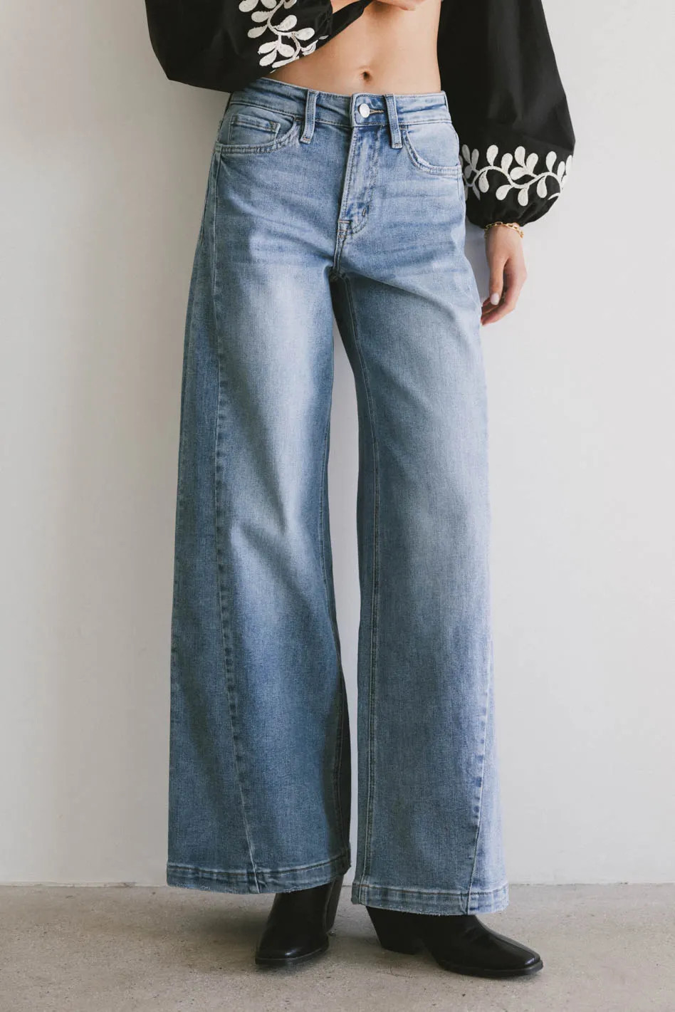 Krista Wide Leg Jeans | Böhme US