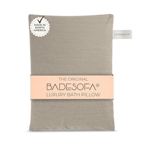 BADESOFA® Luxury Seat Cushion for Bath | Premium-Quality Materials | Comfortable & Quick-Drying | Washable Bath Pillow in Beige | Home Spa | Suitable for Bathtub, Steam Sauna & Hot Tub | Amazon (US)