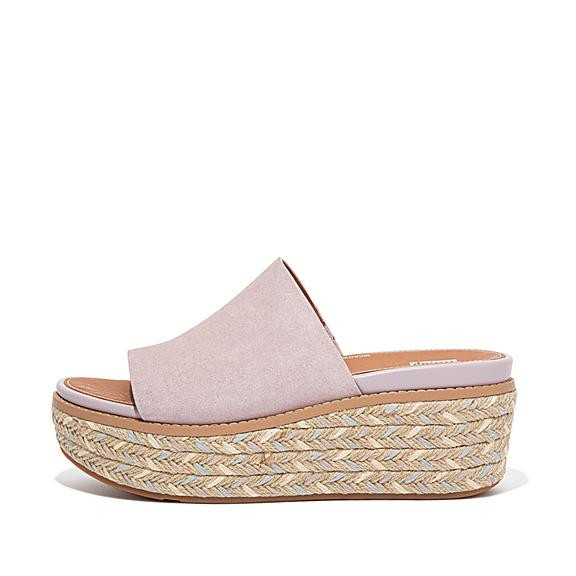 Espadrille Suede Wedge Slides | FitFlop (UK)