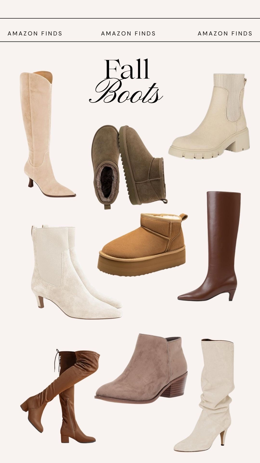 Fall Boots. Tan boots. Comfortable boots. Low kitten heel boots. 

#LTKStyleTip #LTKShoeCrush #LTKFindsUnder50