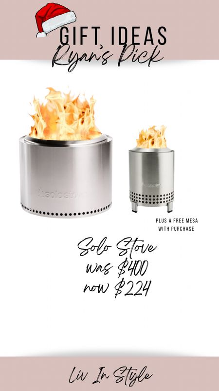 Gifts for him solo stove on sale for Black Friday plus you get a free mess with purchase! 

#LTKHoliday #LTKCyberweek #LTKGiftGuide