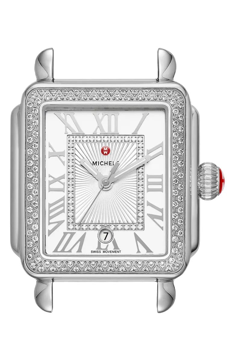 Deco Madison Diamond Dial Watch Case, 33mm x 35mm | Nordstrom