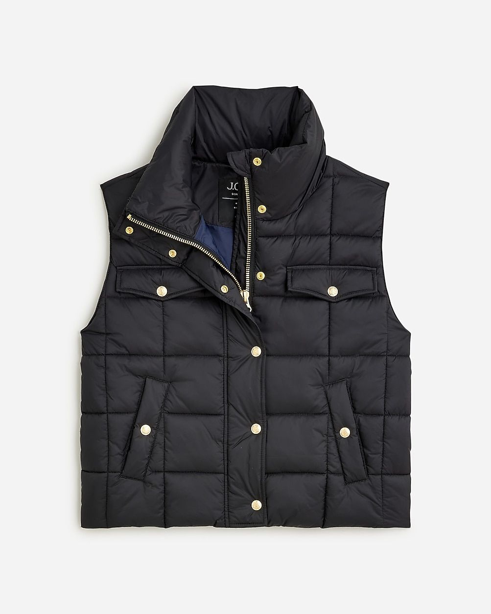 Cropped puffer vest with PrimaLoft® | J.Crew US