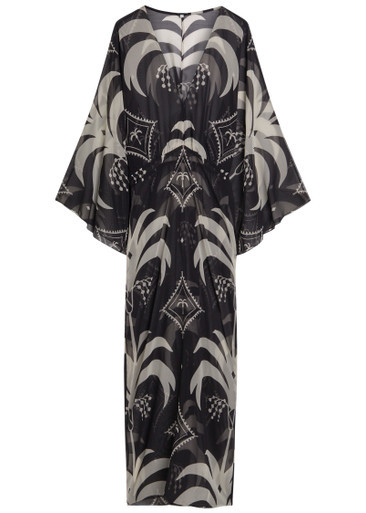 Spiritual Healers patterned georgette maxi kaftan | Harvey Nichols