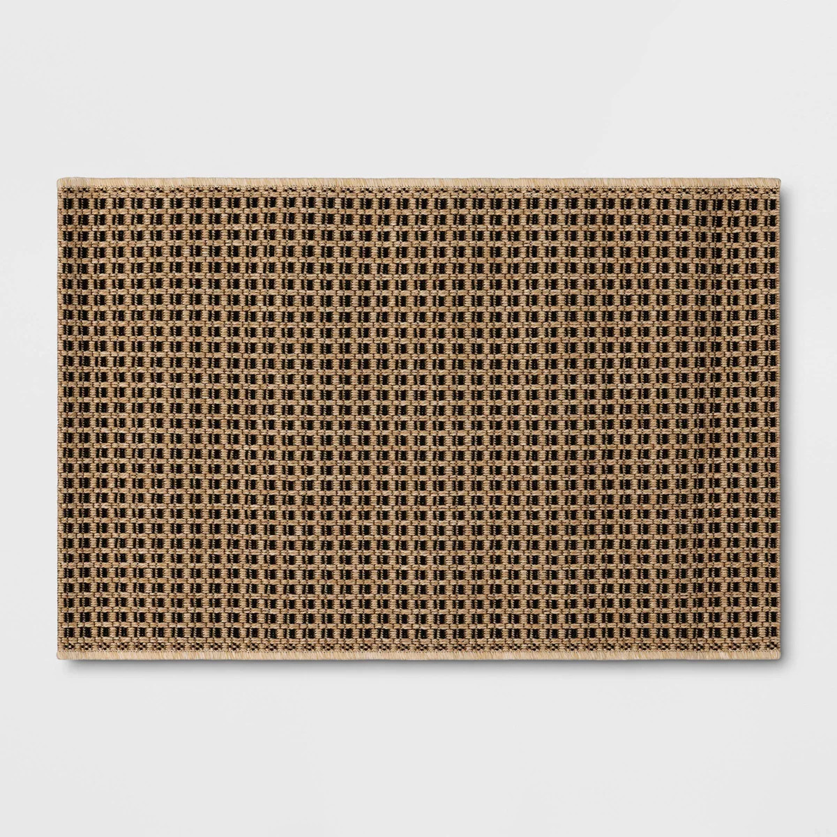 Micro Grid Rectangular Woven Indoor Outdoor Area Rug - Threshold™ | Target