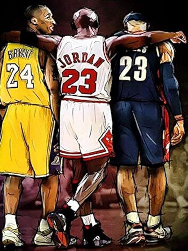 MaiYiYi Basketball Stars Diamond Painting Kit, 5D Full Round Diamond Painting by Numbers for Adul... | Amazon (US)