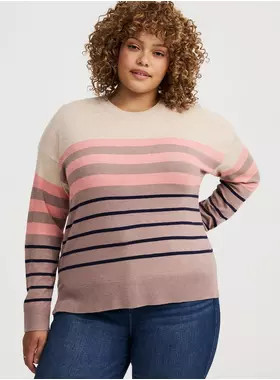 Luxe Cozy Crew Pullover Sweater | Torrid (US & Canada)