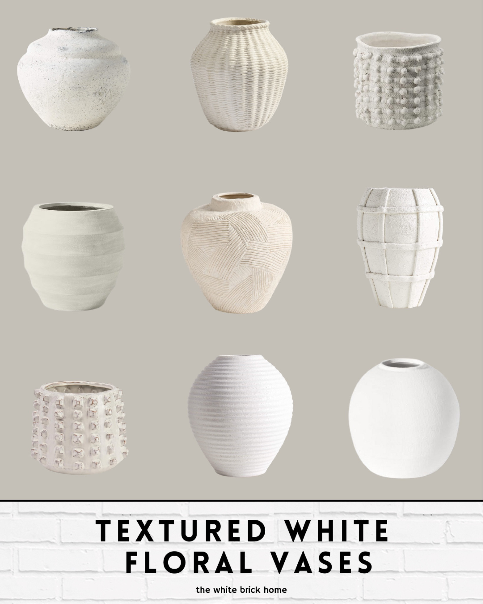 A white, cream textured vase is a great refresh for winter or spring florals 🖤

Home decor, home accessories, home accents, white vases, textured vases, living room decor, bedroom decor, dining room decor, Amazon, pottery barn, crate and barrel, Anthropologie, west elm 

#LTKHome #LTKFindsUnder50 #LTKFindsUnder100
