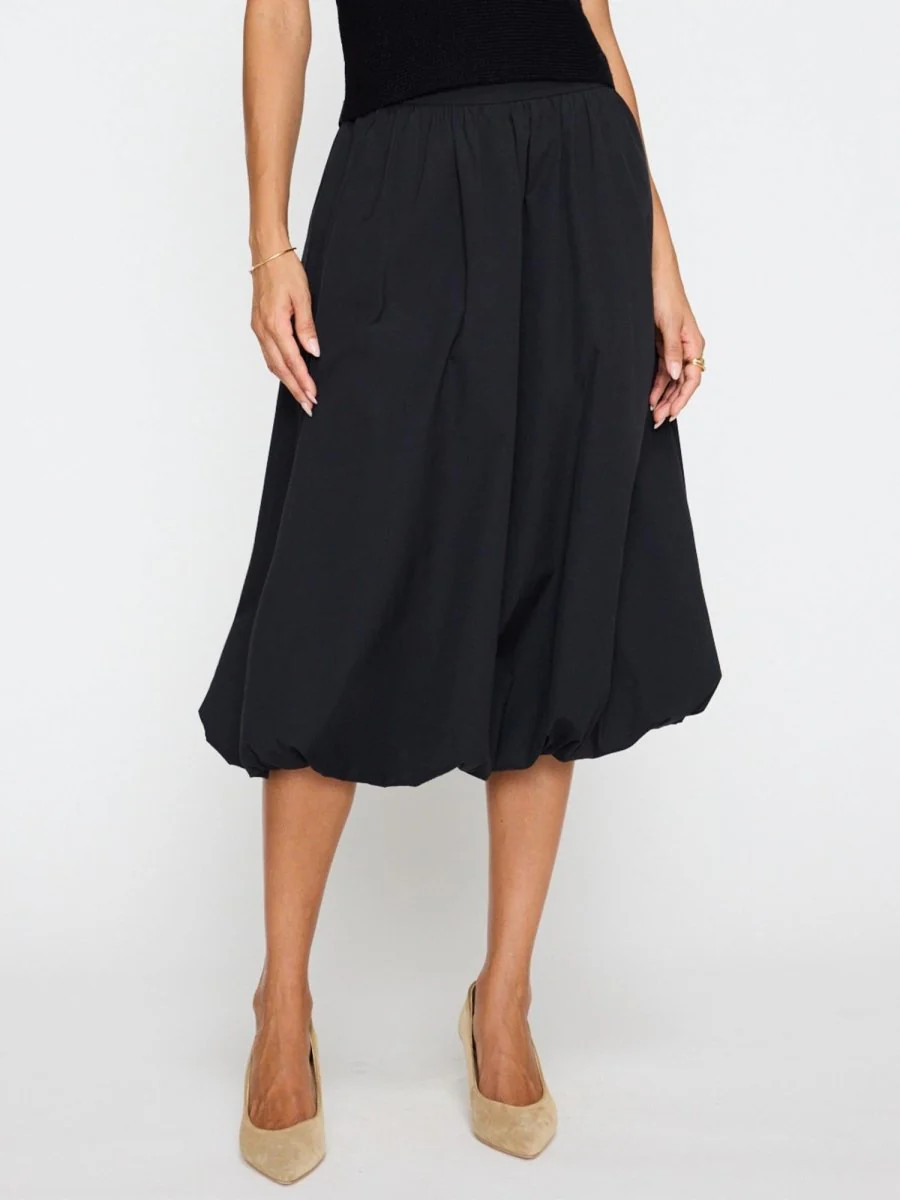 Women's Loti Bubble Skirt in Black Onyx | Brochu Walker | Brochu Walker