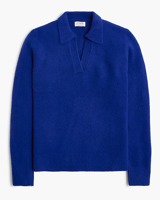 Sweater-polo in extra-soft yarn | J.Crew Factory