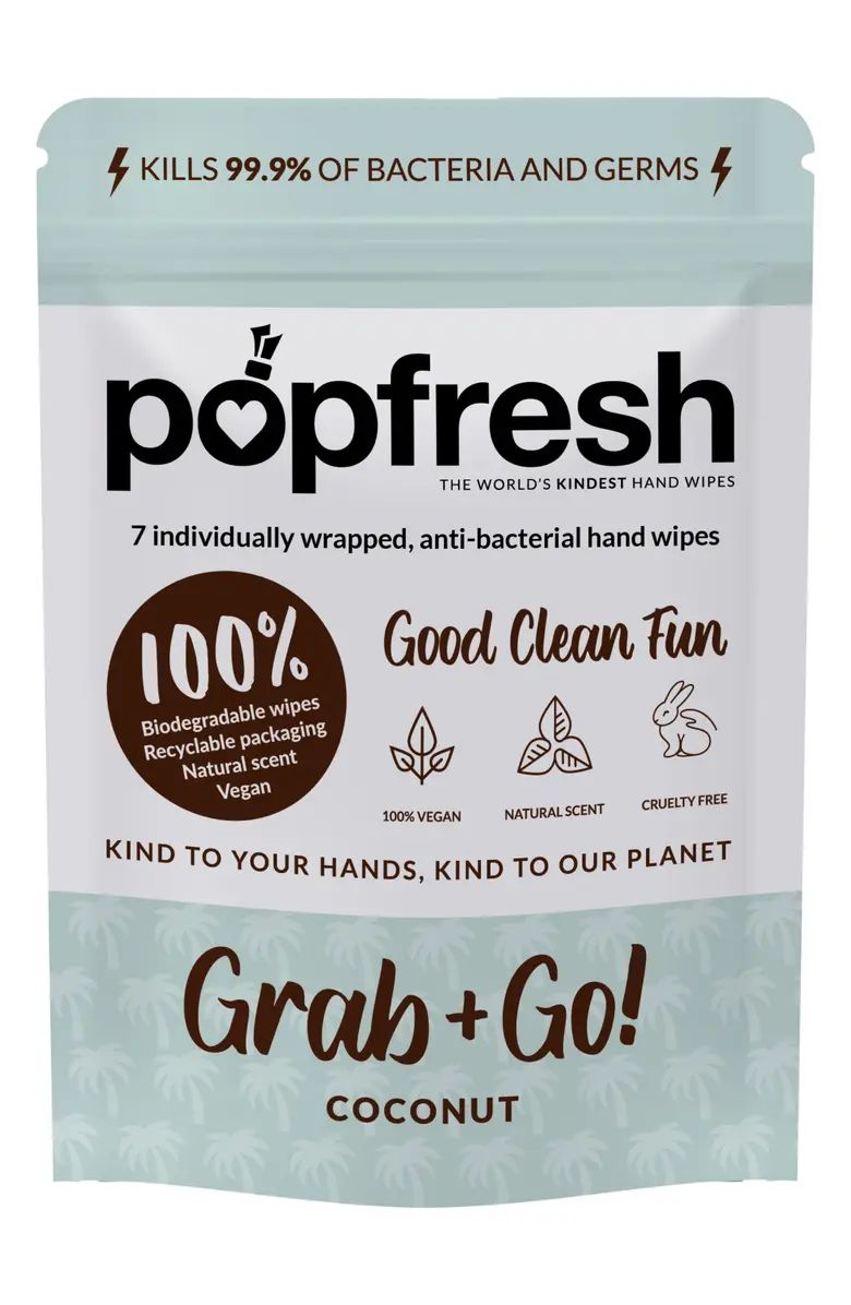 Grab & Go Good Clean Fun Antibacterial Hand Wipes | Nordstrom