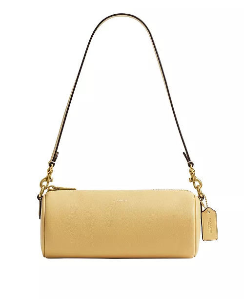 Barrel Small Leather Slim Shoulder Bag | Macy's