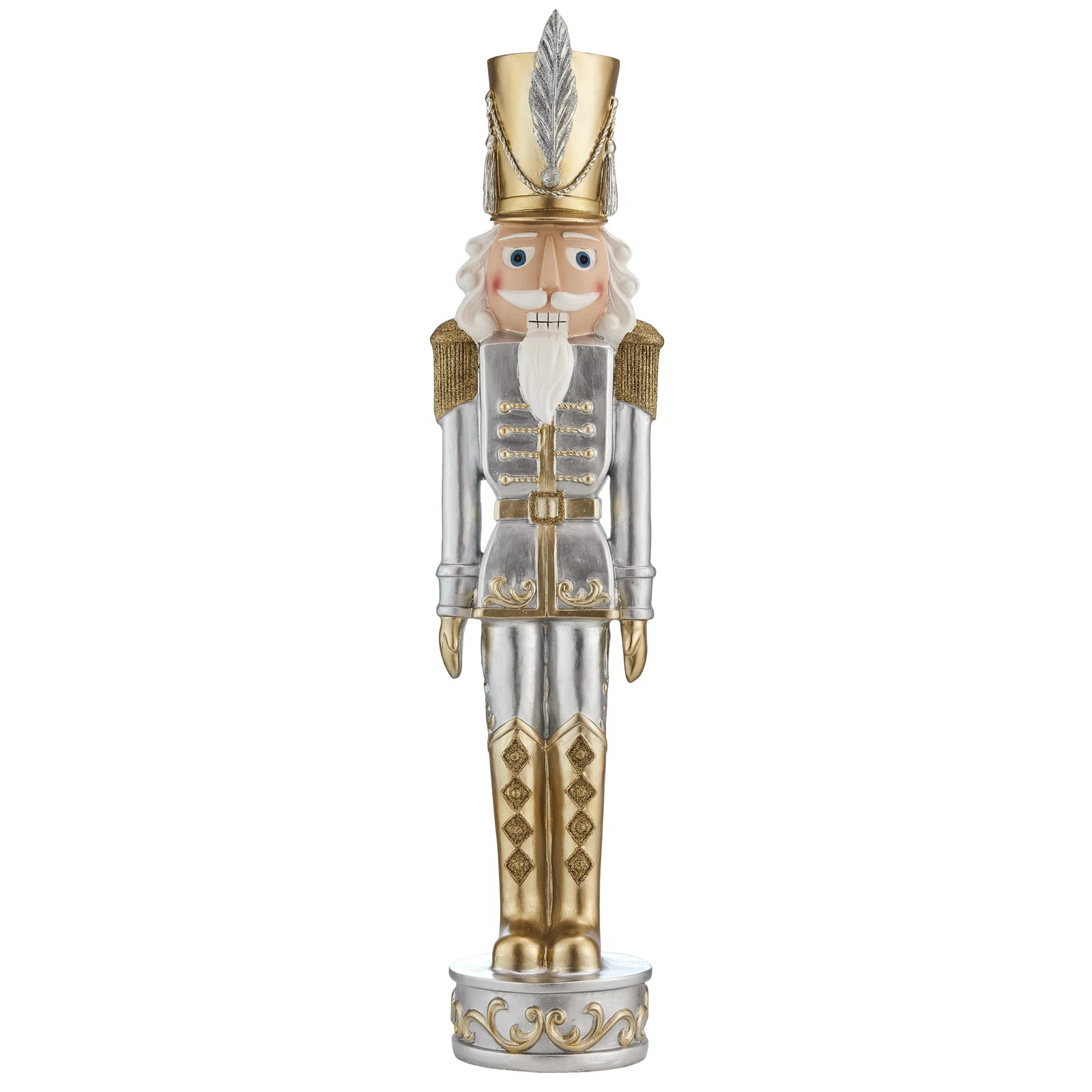 37" Christmas Nutcracker Gold/Silver | Wayfair North America