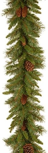 National Tree Company Artificial Christmas Garland, Green, Evergreen, Decorated With Pine Cones, ... | Amazon (US)