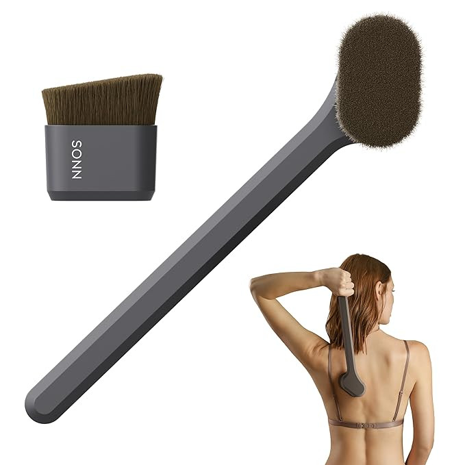 SONN Self Tanner Brushes - Body and Face Kabuki Brush Applicator for Fake Tan, Lotion, Makeup, an... | Amazon (US)