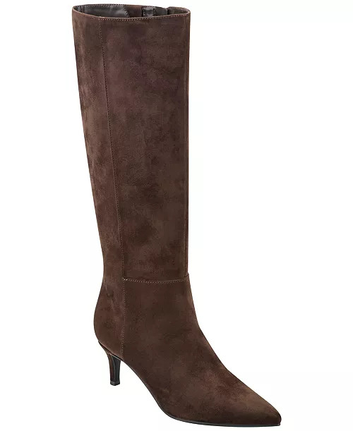 Marc Fisher Women's Glint Tall Kitten Heel Boots, Regular & Wide Calf - Macy's | Macy's